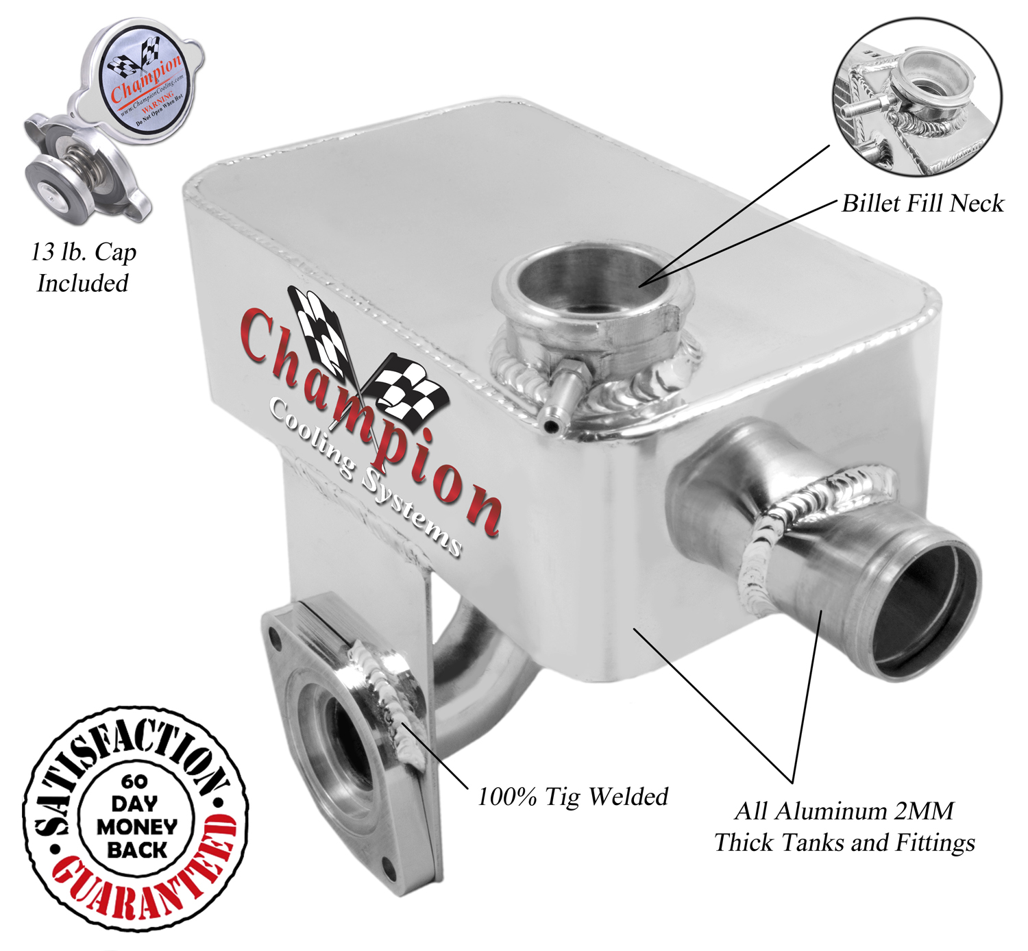 Ford FE engine expansion tank