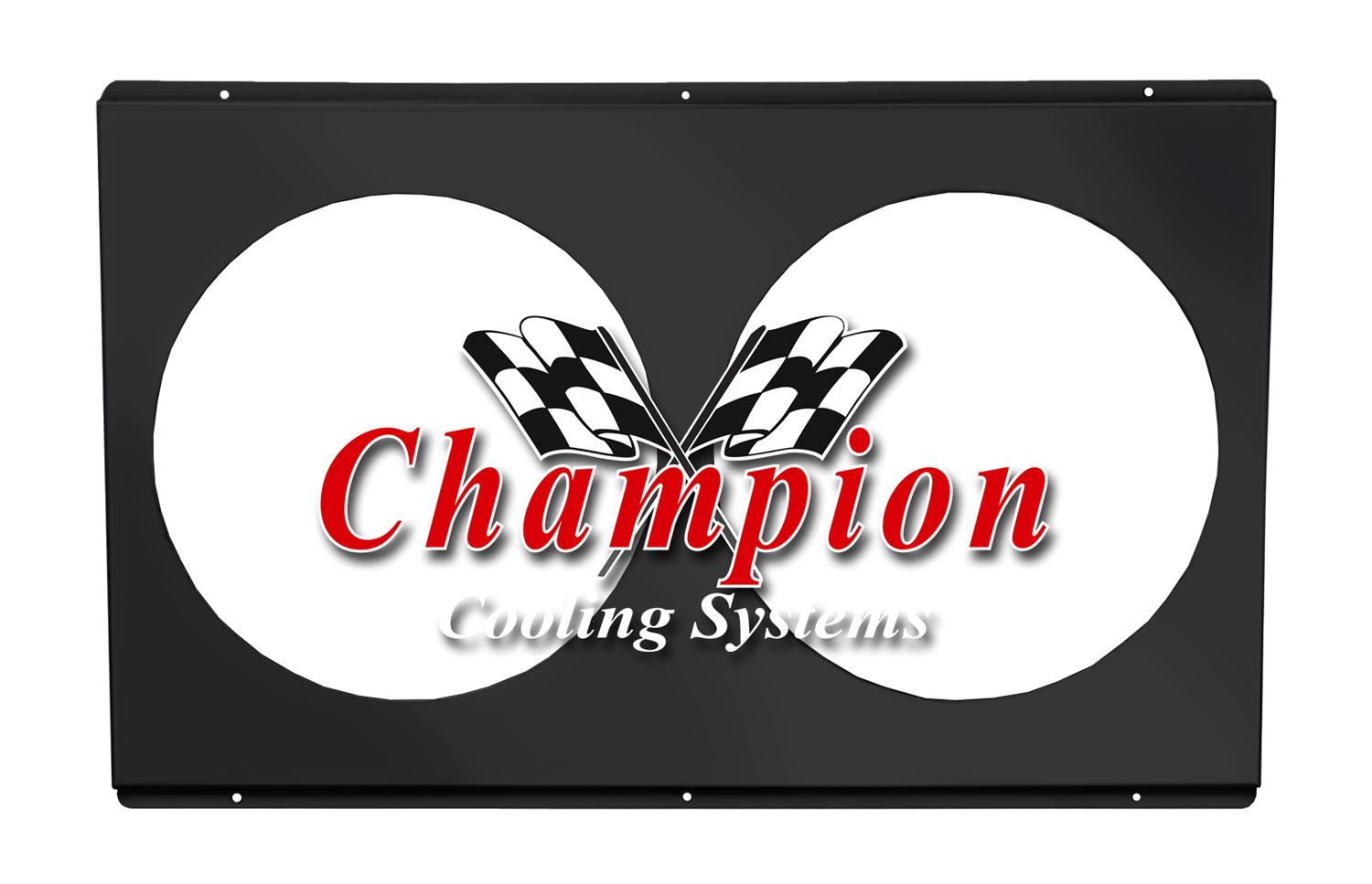 All Aluminum Fan Shroud Fits (2) 14" Fans for CC1517