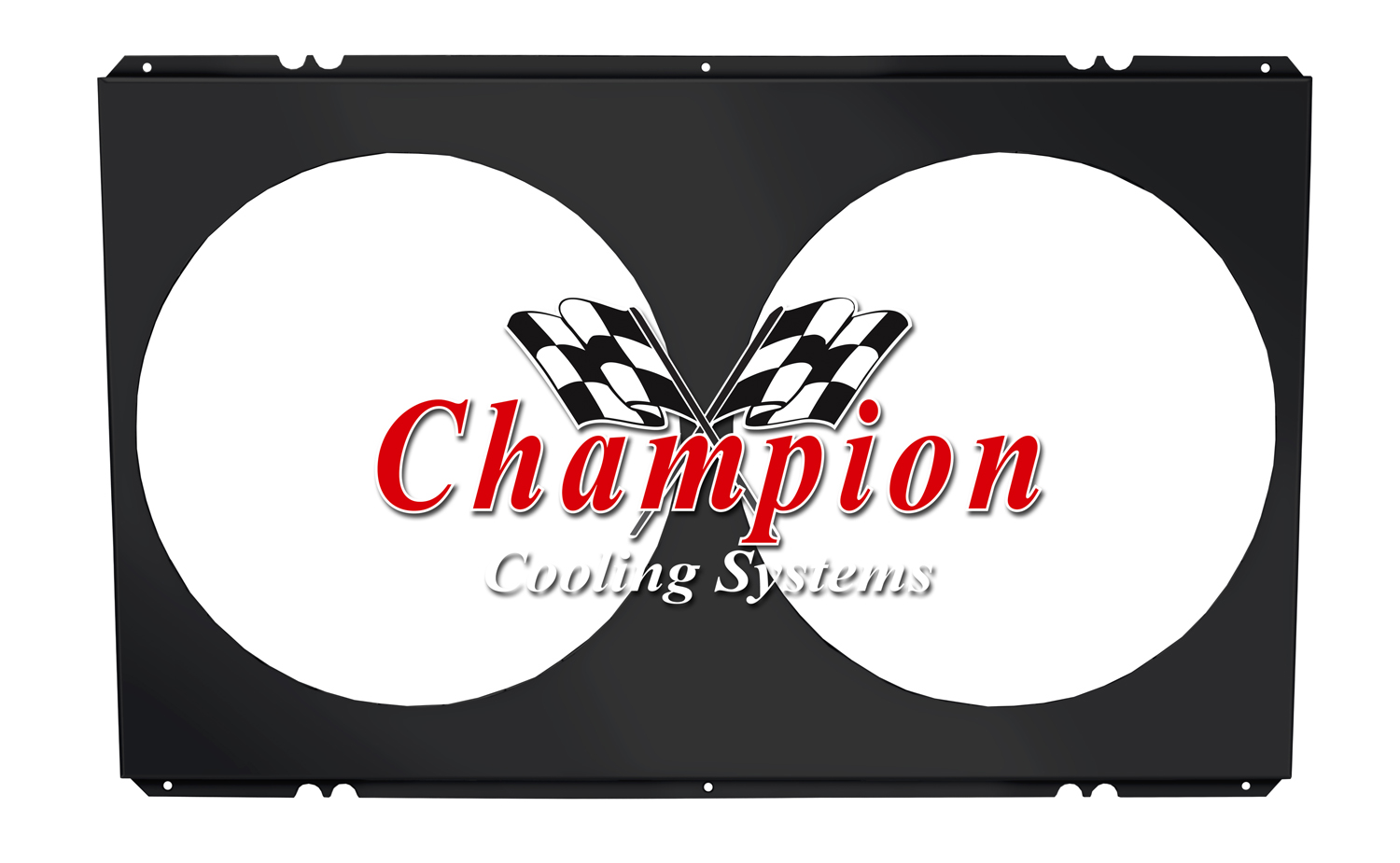 All Aluminum Fan Shroud Fits (2) 16" Fans for CC1696