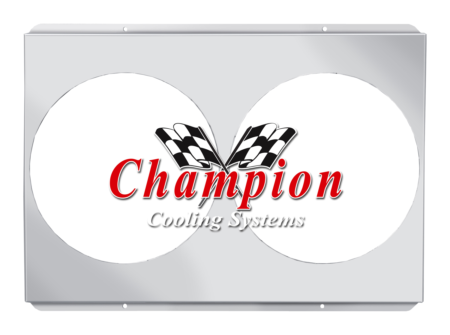 All Aluminum Fan Shroud Fits (2) 12" Fans for AE1775, EC1775, CC1775, MC1775