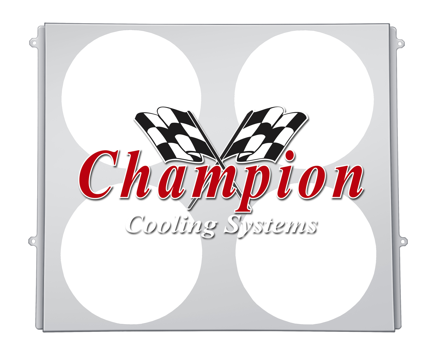 All Aluminum Fan Shroud Fits (4) 10" Fans for CC1998