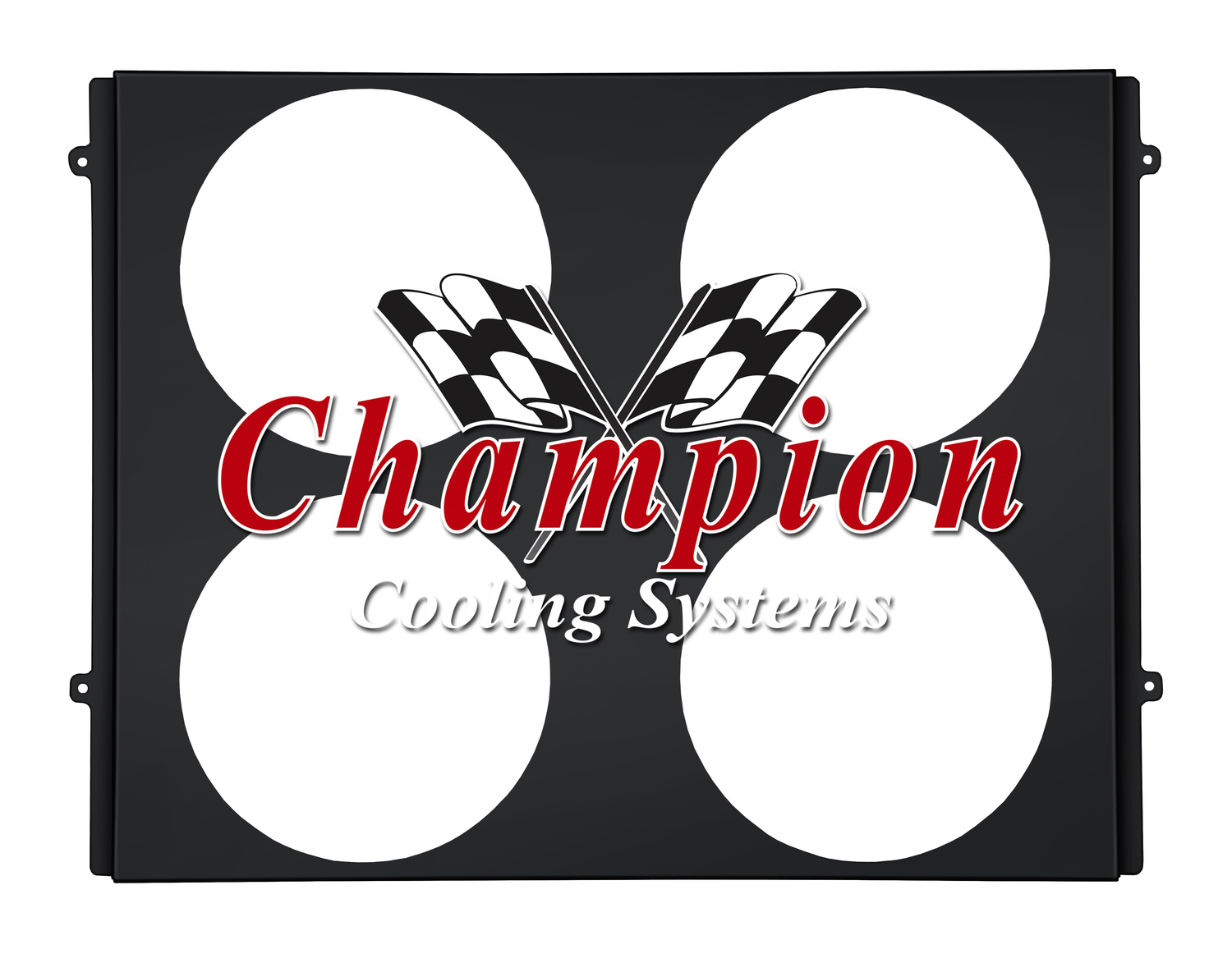 All Aluminum Fan Shroud Fits (4) 10" Fans for CC2321