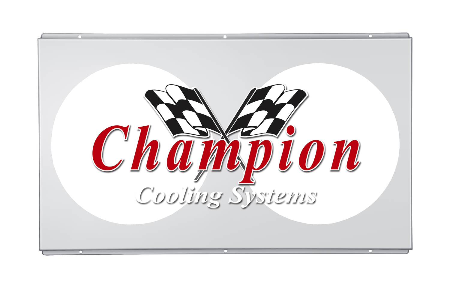 All Aluminum Fan Shroud Fits (2) 14" Fans for CC232, MC232