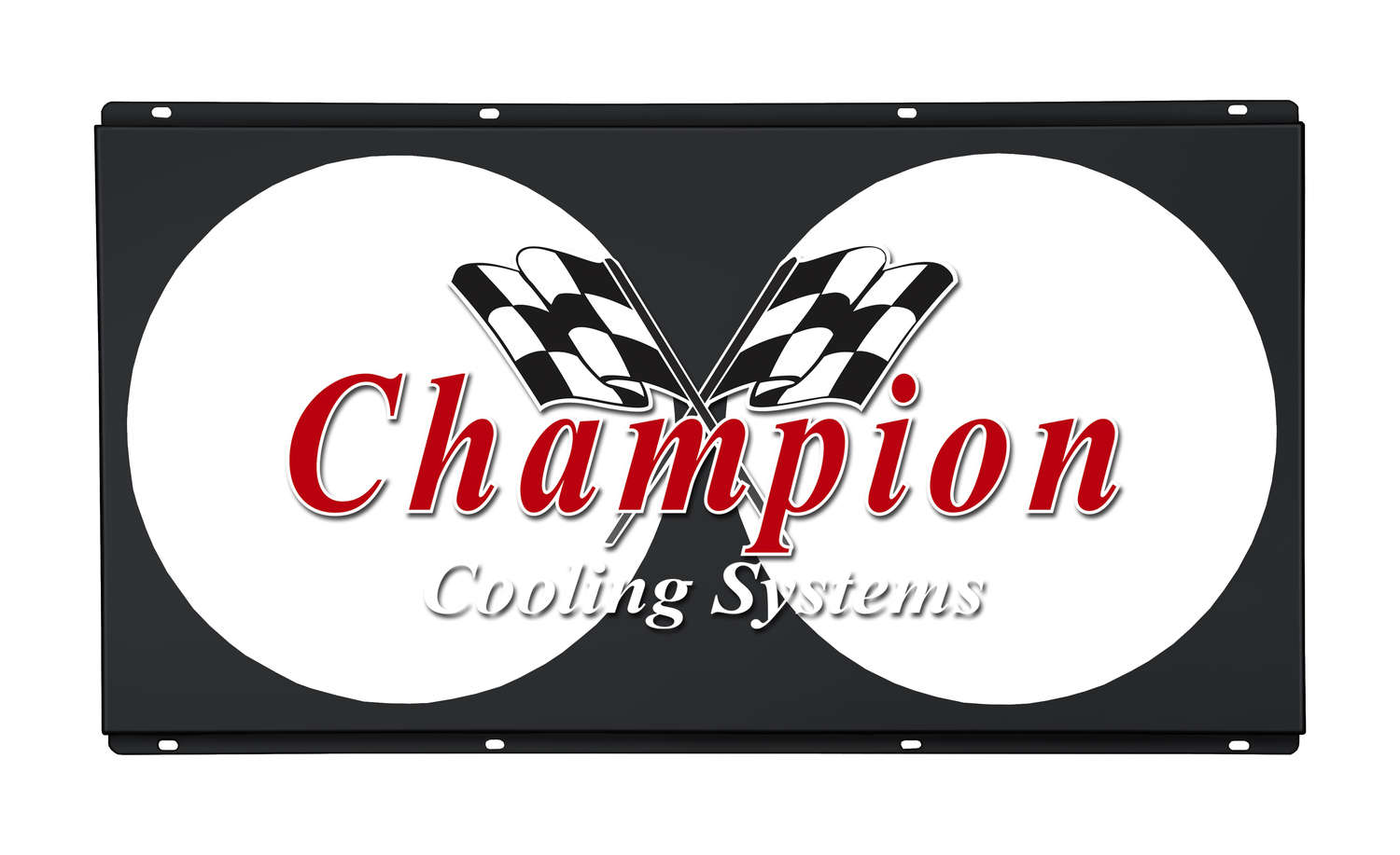 All Aluminum Fan Shroud Fits (2) 16" Fans for CC2370