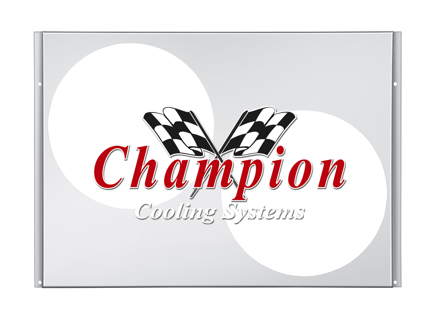 All Aluminum Fan Shroud Fits (2) 10" Fans for AE2374, AE2375, EC2374, EC2375, CC2374B, CC2375B, MC2374, MC2375