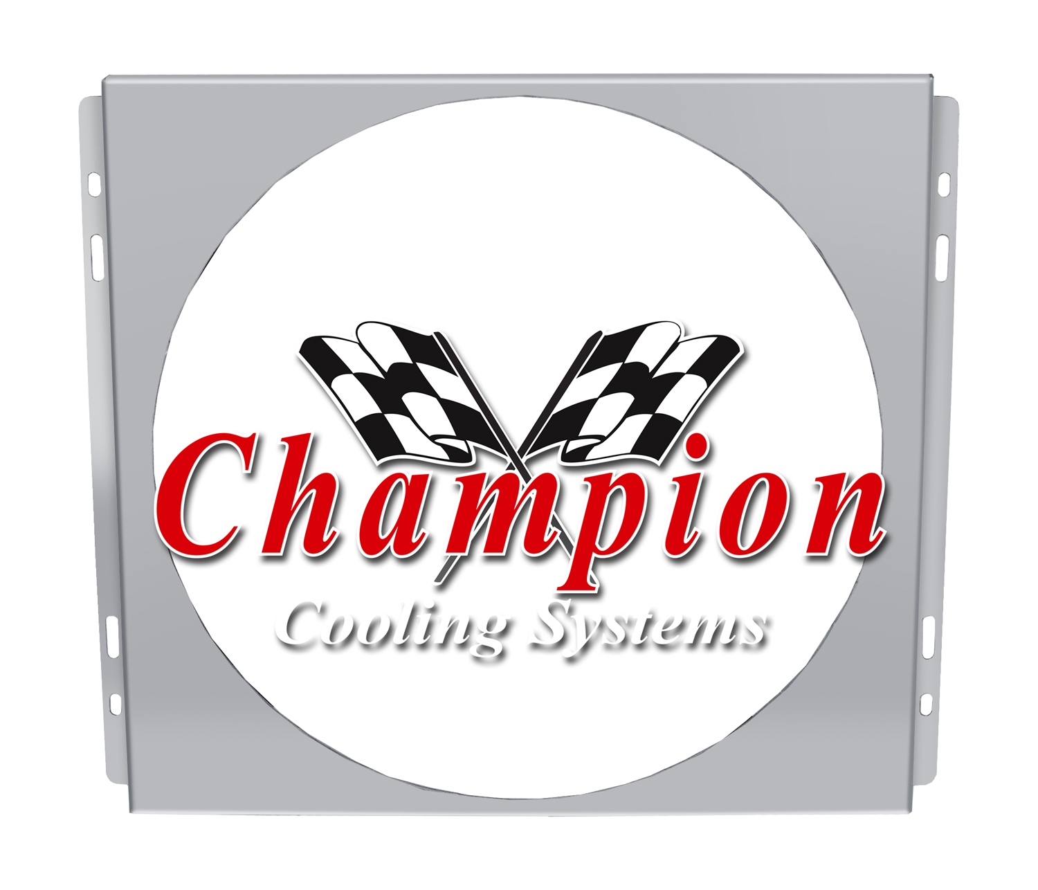 All Aluminum Fan Shroud Fits Single 16" Fan for AE251, AE259, EC251, EC259, CC251B, CC251B-CY, CC259B, CC6677, MC251, MC259