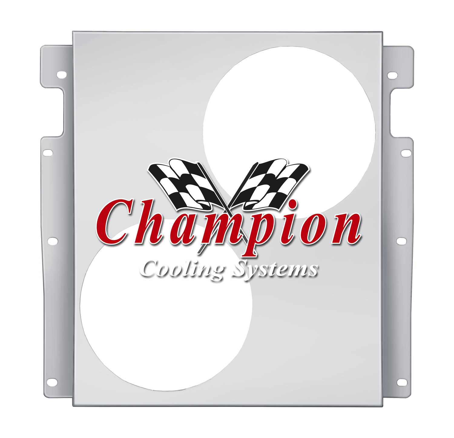 All Aluminum Fan Shroud Fits (2) 10" Fans for CC3738CH