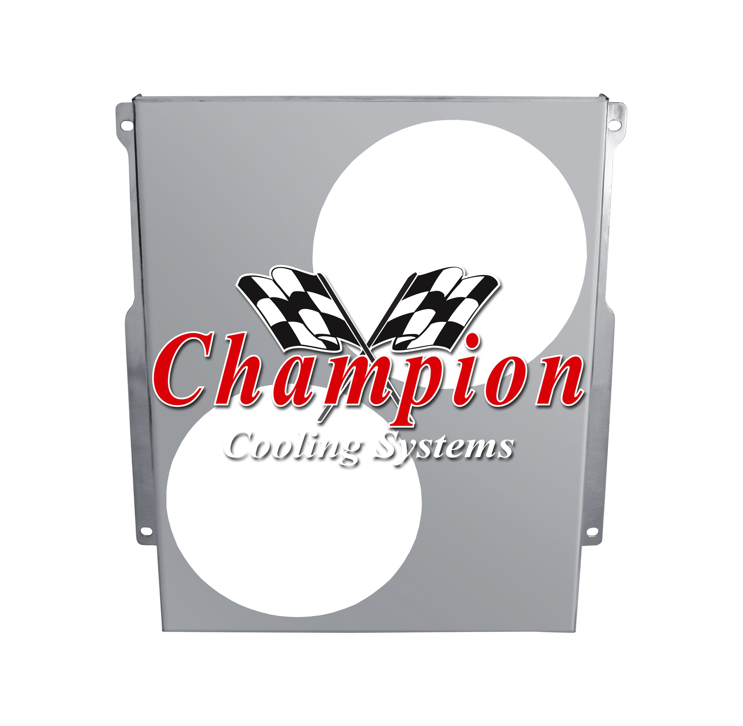 All Aluminum Fan Shroud Fits (2) 10" Fans for CC39-6