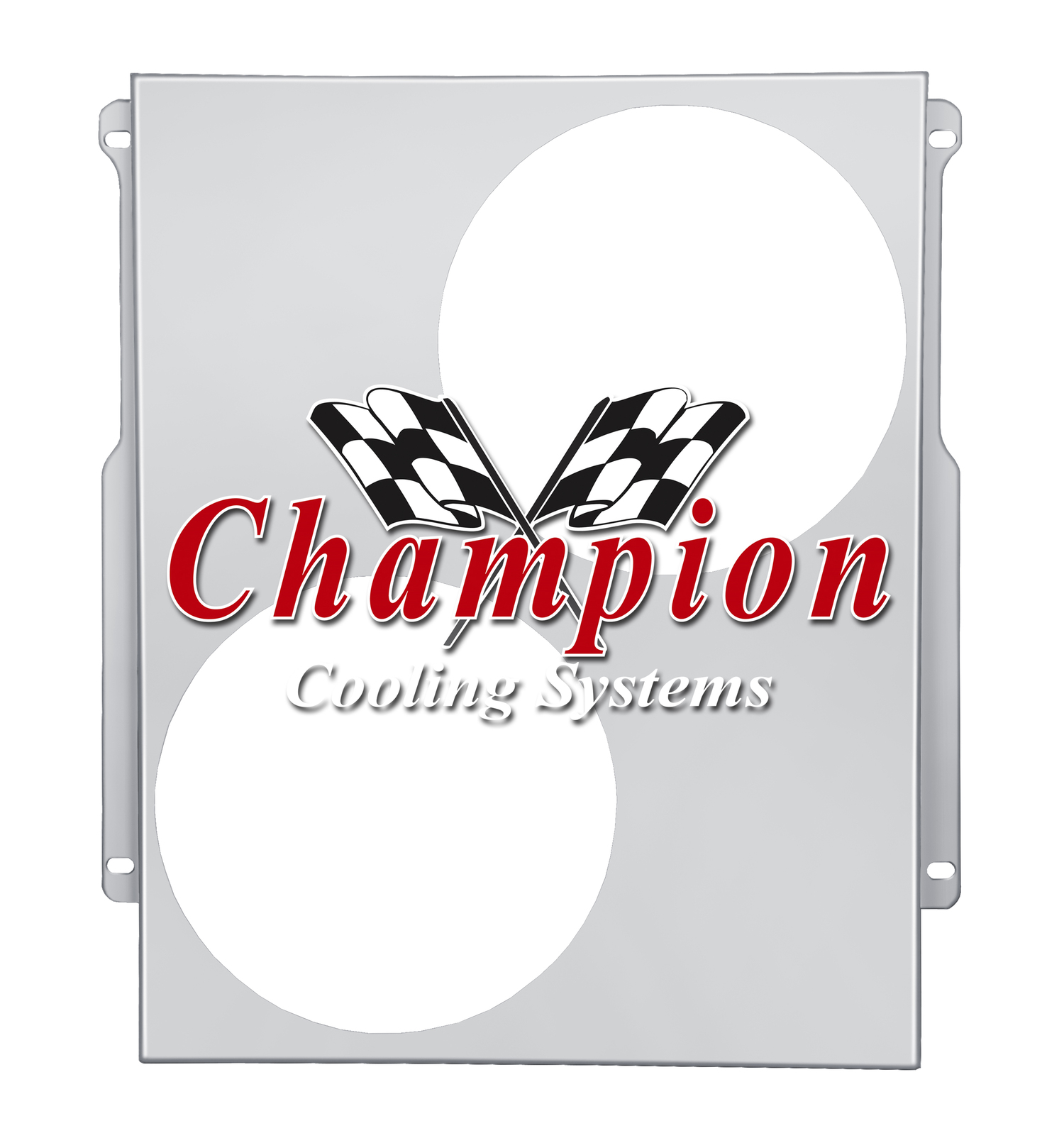 All Aluminum Fan Shroud Fits (2) 10" Fans for CC39CH