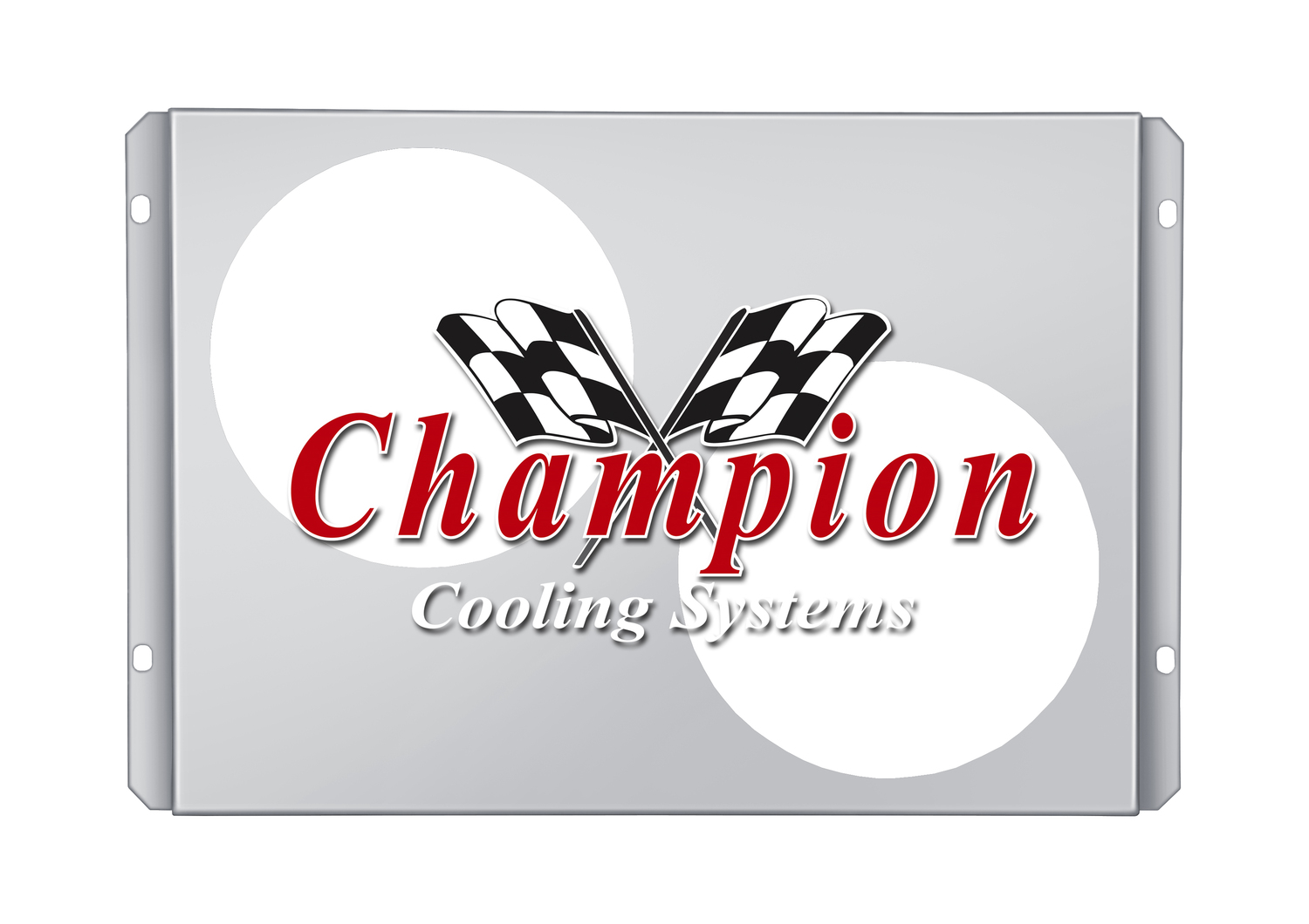 All Aluminum Fan Shroud Fits (2) 12" Fans for AE433, EC433, CC433B, CC433B-BLK, CC433B-CY, CC433B-CY-BLK, CC833B, MC433, AE833, CC318B, MC833