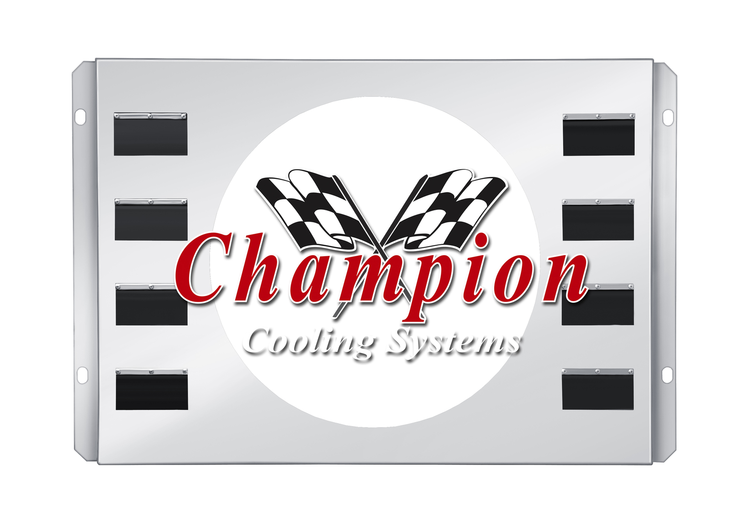 All Aluminum Fan Shroud w/ Flaps Fits Single 16" Fan for AE433, EC433, CC433B, CC433B-BLK, CC433B-CY, CC433B-CY-BLK, CC833B, MC433, AE833, CC318B, MC833