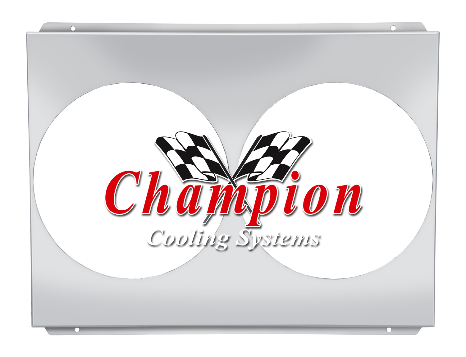 All Aluminum Fan Shroud Fits (2) 14" Fans for CC561B