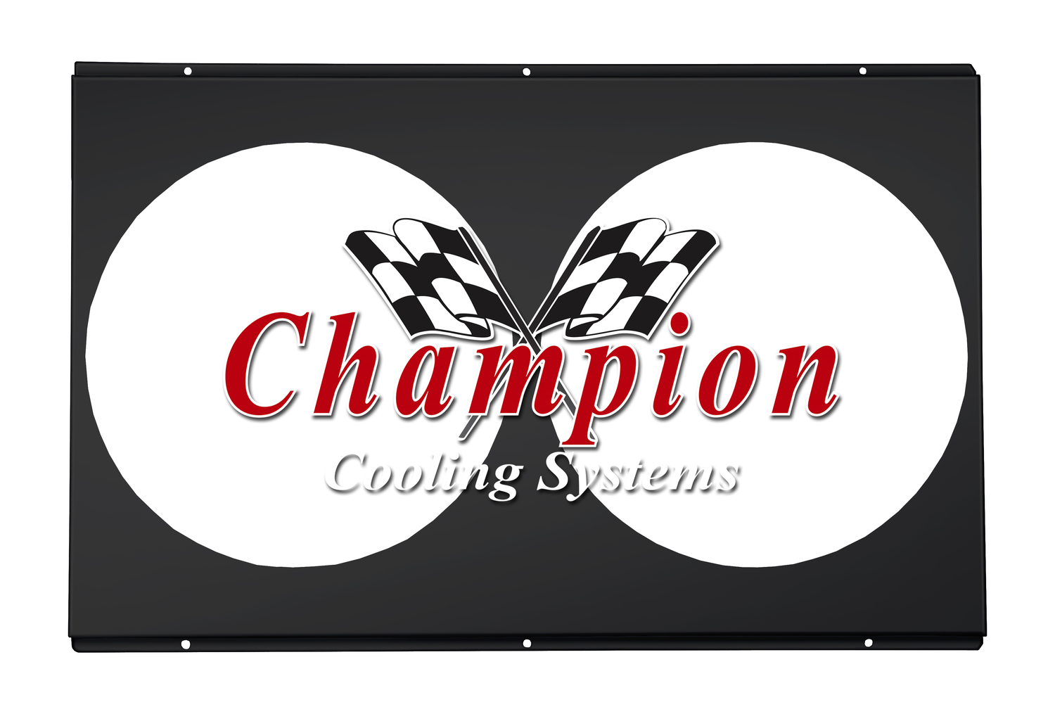 All Aluminum Fan Shroud Fits (2) 14" Fans for CC622