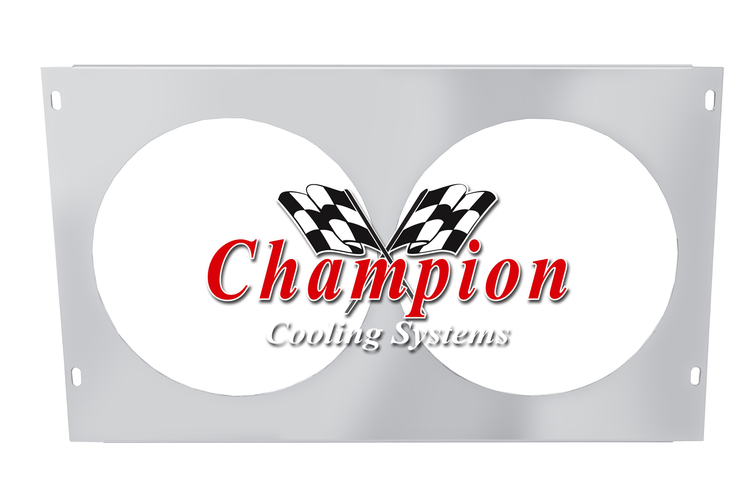 All Aluminum Fan Shroud Fits (2) 12" Fans for CC6265, MC6265