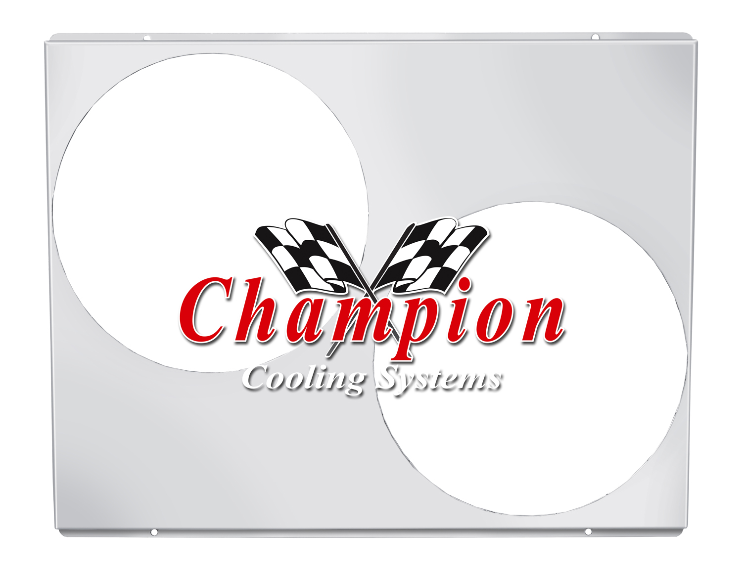 All Aluminum Fan Shroud Fits (2) 12" Fans for CC6361