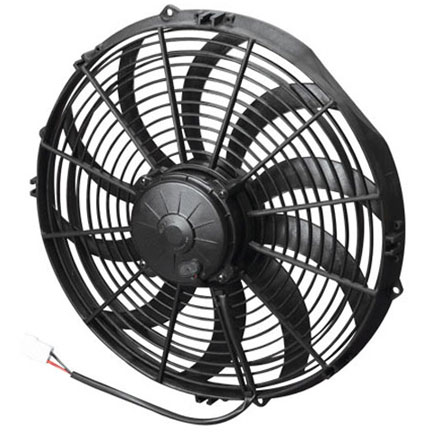 SPAL 14" High Performance Fan - Pull / Curved