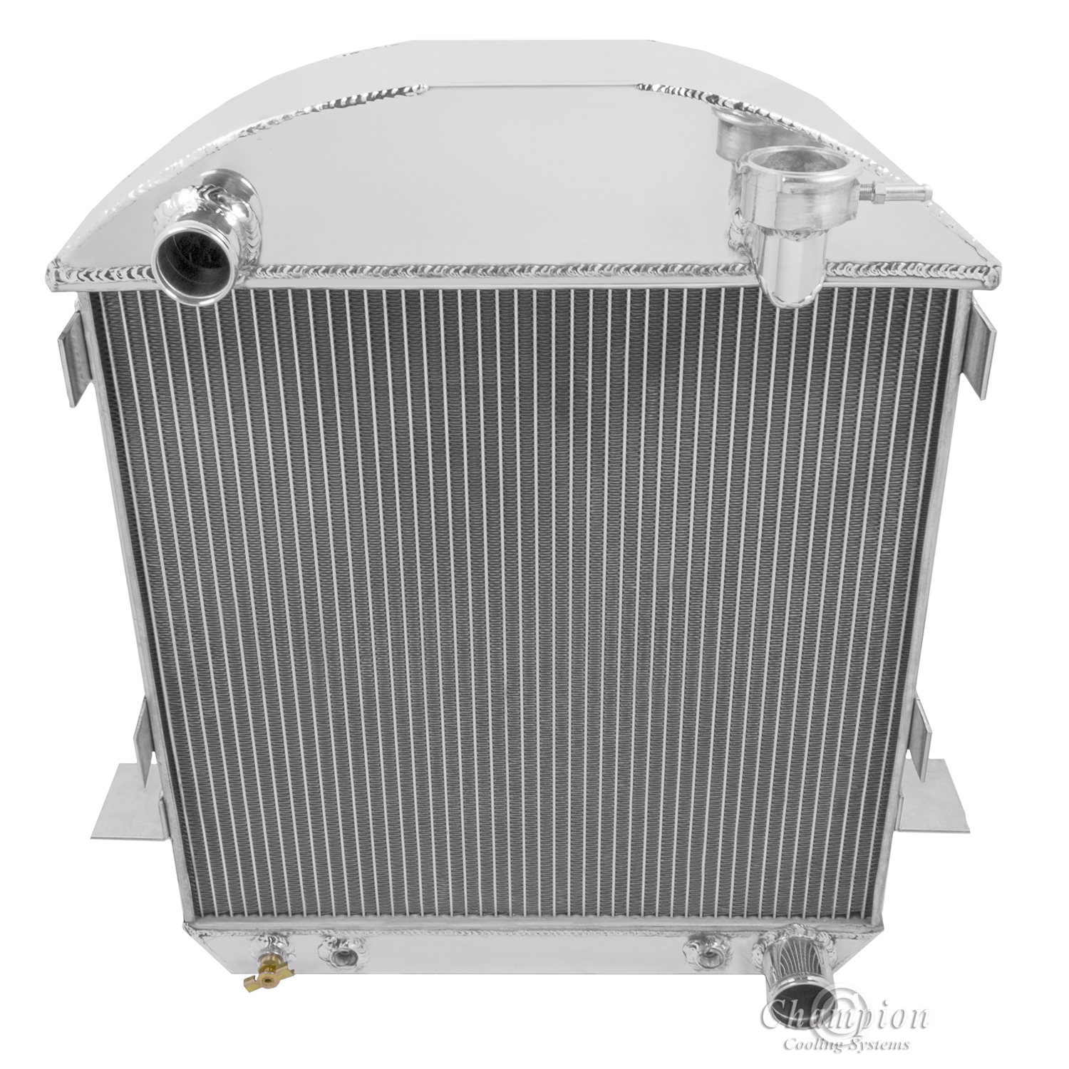 24-27 T-Bucket with Chevy configuration 2 row all aluminum radiator