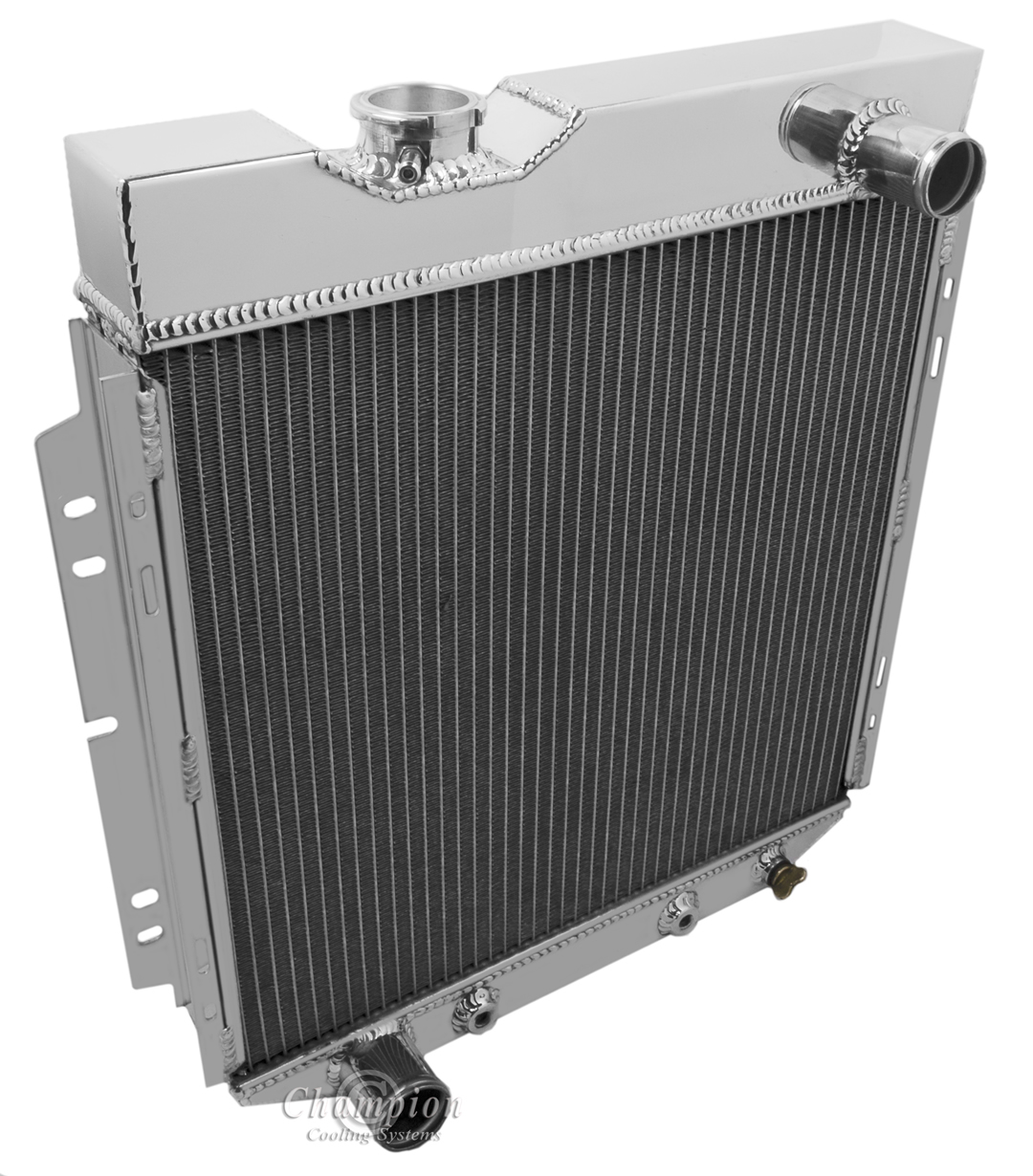 65-66 Ford Mustang 3 Row All Aluminum Radiator view 2