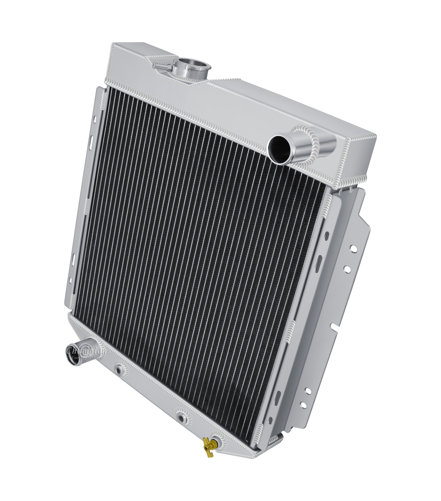 65-66 Ford Mustang 3 Row All Aluminum Radiator view 2