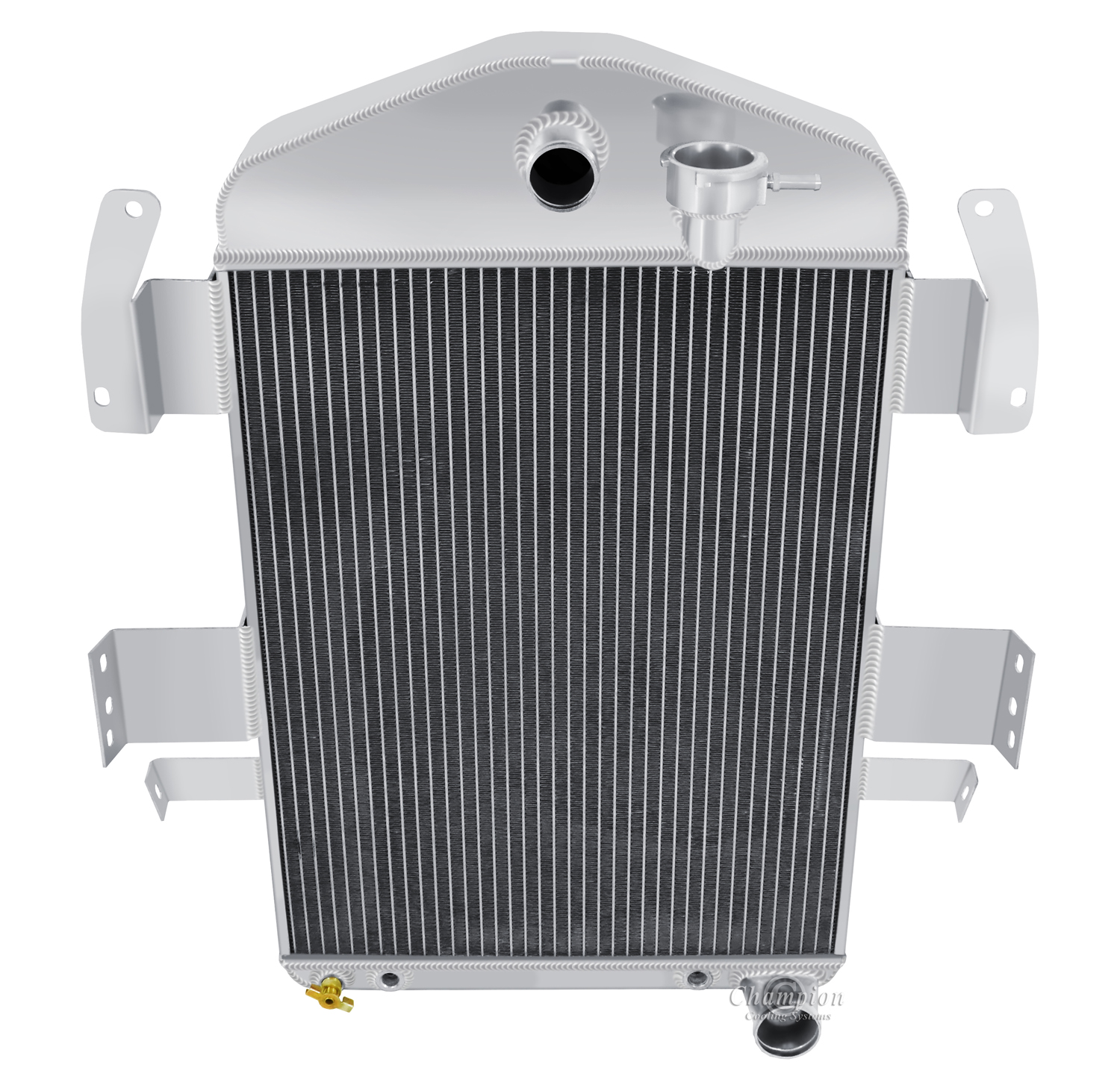 1934 Chevy Car (8 Cyl) 3 Row Aluminum Radiator