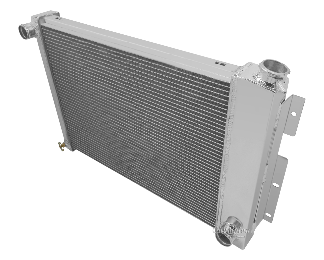 CC370B with no trans-cooler 3 Row All Aluminum Radiator view 2
