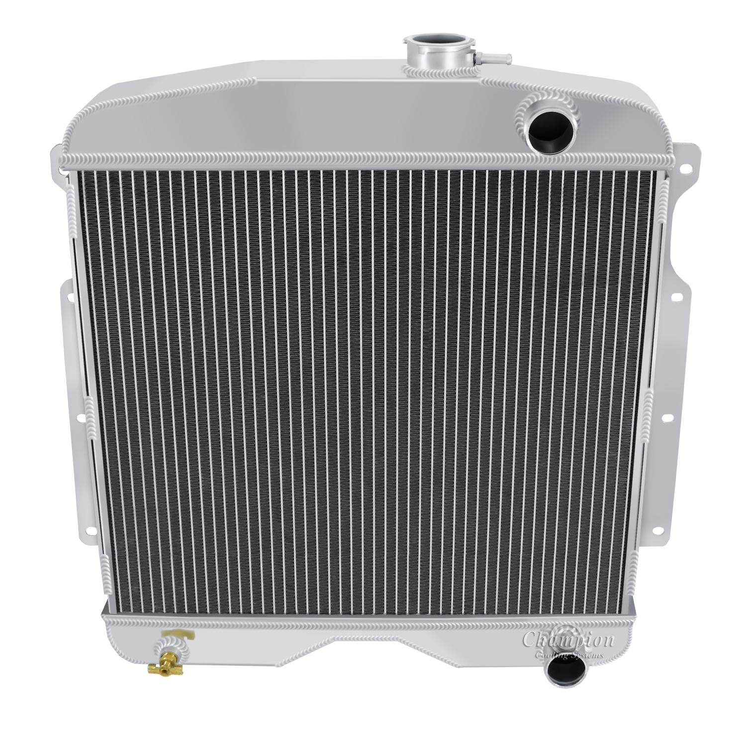 1948-1951 Willys Jeepster L4 134ci 3 Row All Aluminum Radiator