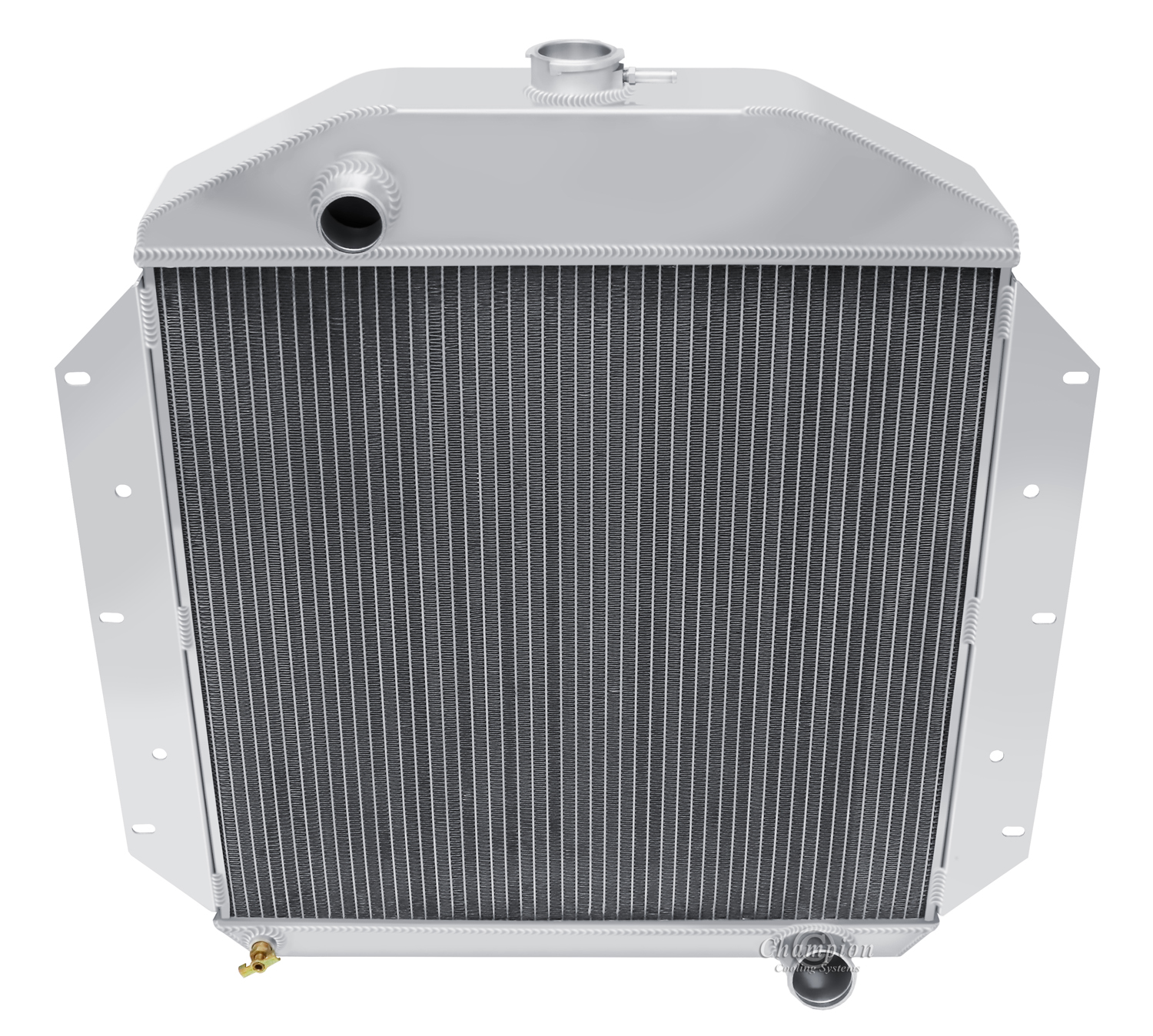 1949-1951 Ford w/6 Cyl 3 Row All Aluminum Radiator