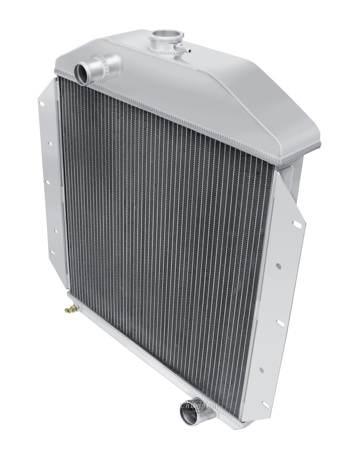 1949-1951 Ford w/6 Cyl 3 Row All Aluminum Radiator view 2