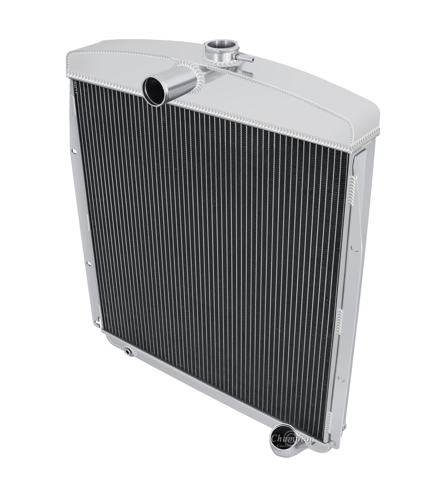 1949-1954 Pontiac 3 Row All Aluminum Radiator view 2