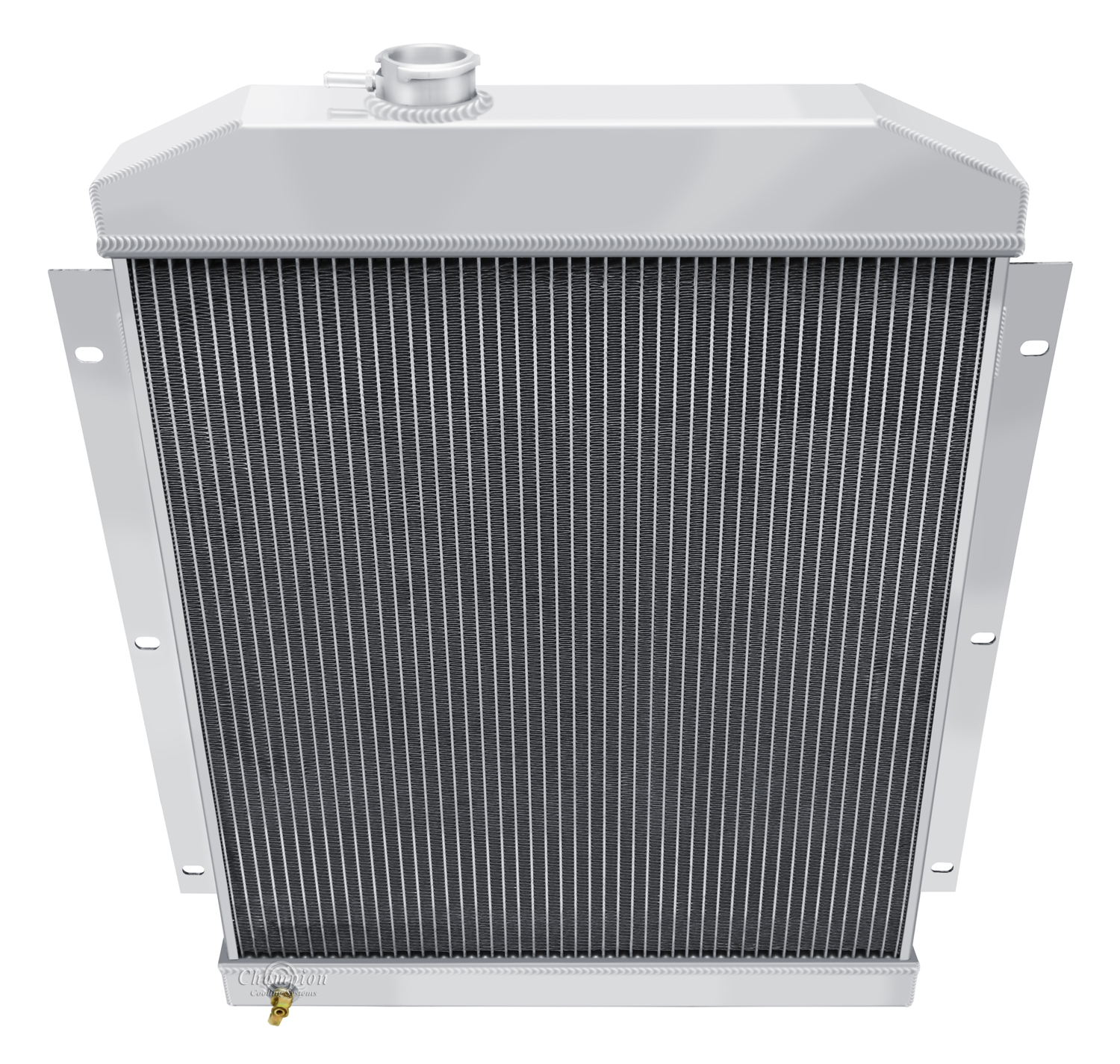 49-54 Chevy Truck (Downflow LS Swap) 3 Row Aluminum Radiator view 4