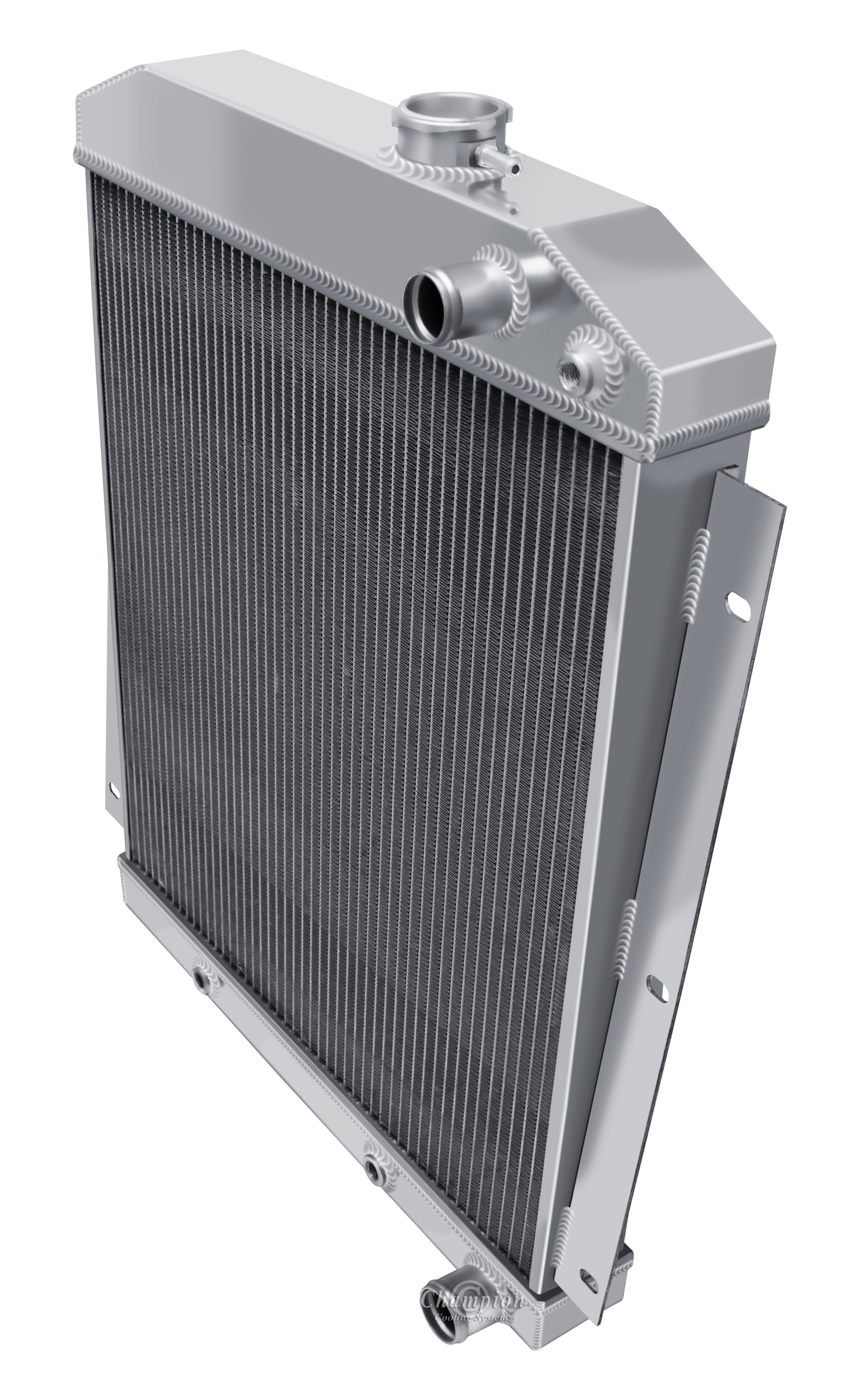 49-54 Chevy Truck (Downflow LS Swap) 3 Row Aluminum Radiator view 2