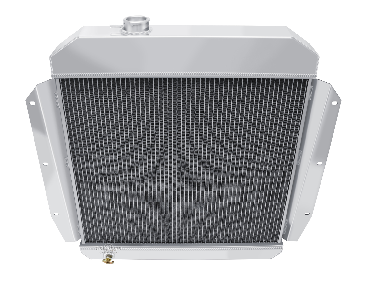 55-59 Chevy Pickup (Downflow LS Swap) 3 Row Aluminum Radiator view 4