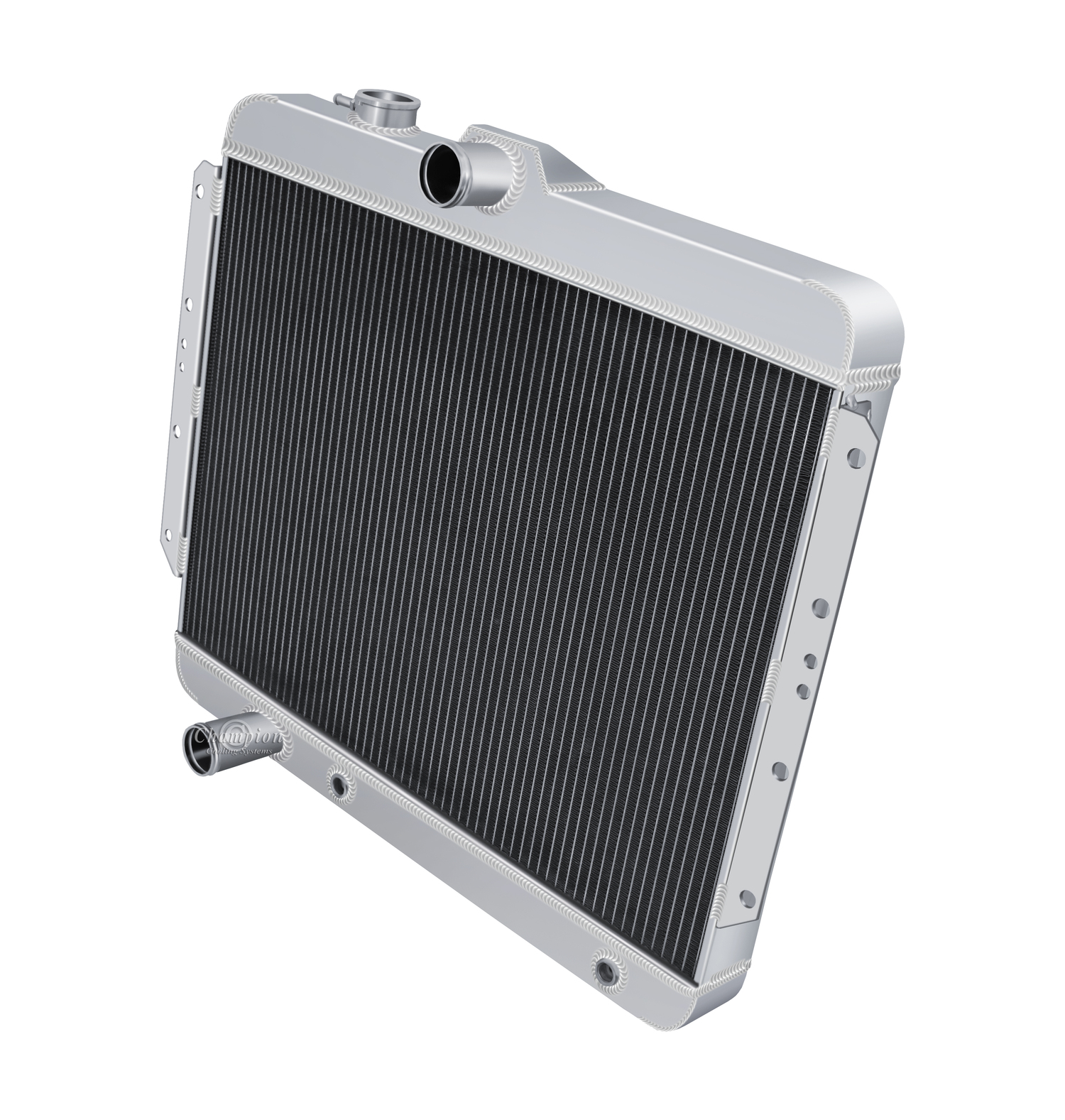 1959-1960 Cadillac w/ A/C 3 Row All Aluminum Radiator view 2