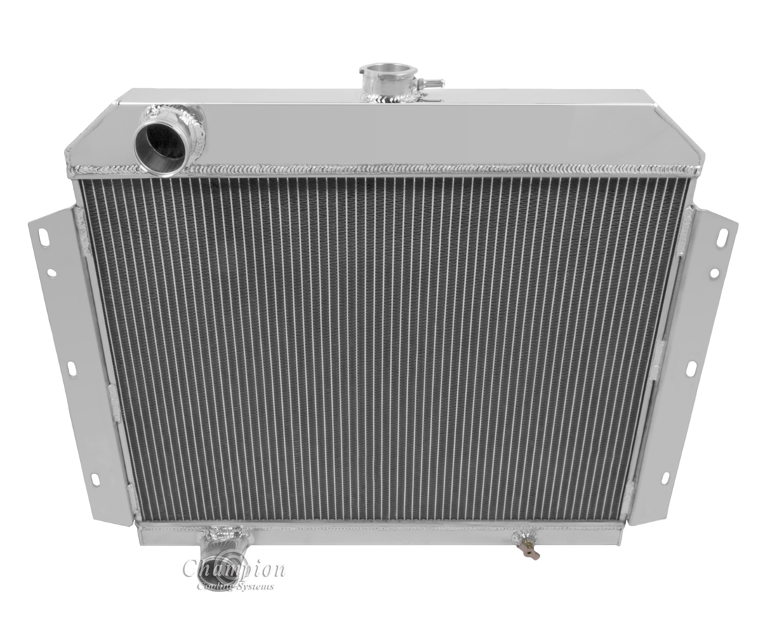 66-71 International Scout with V8 radiator