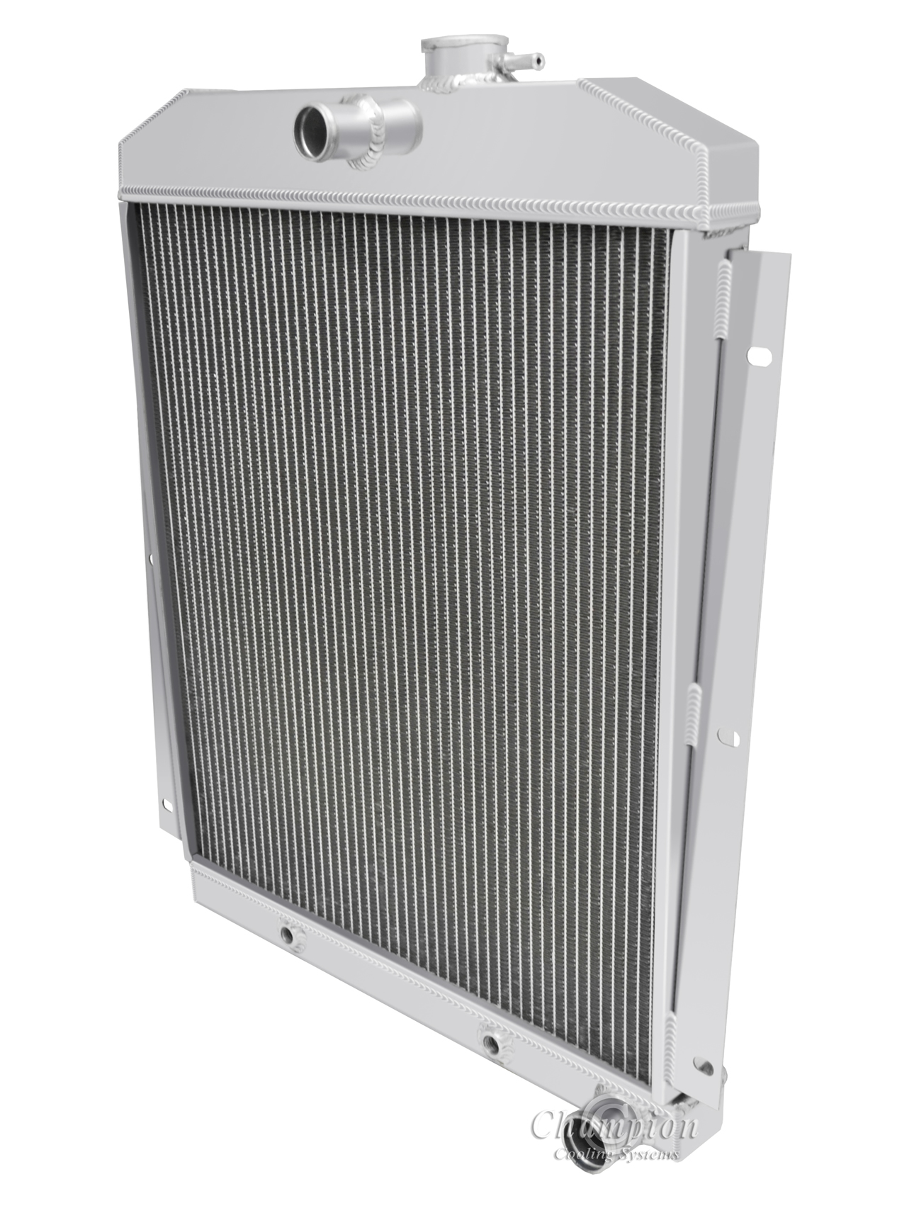 49-54 Chevy Truck 2 Row All Aluminum Radiator For 6Cyl view 2