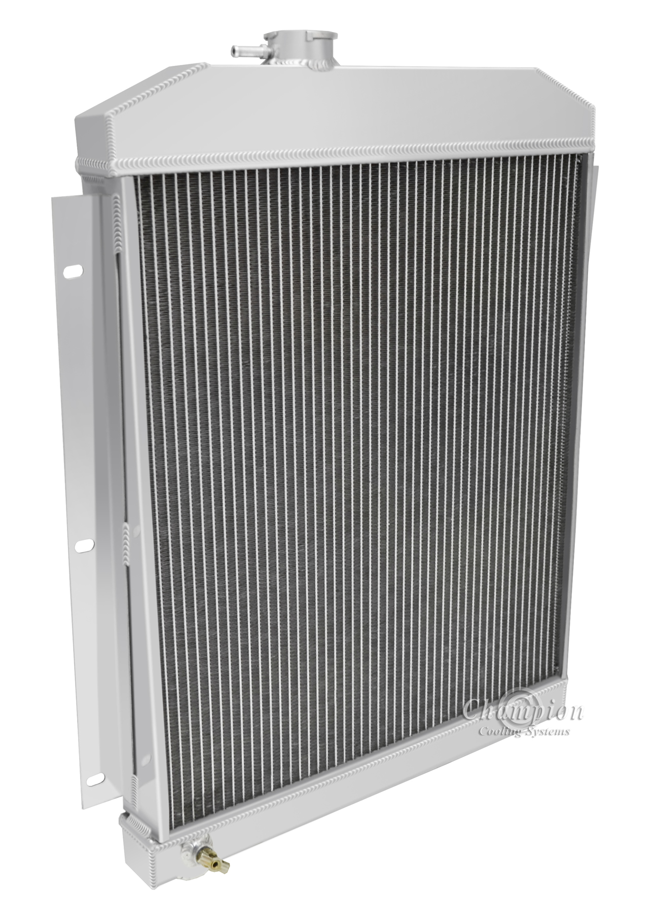49-54 Chevy Truck 2 Row All Aluminum Radiator For 6Cyl view 4