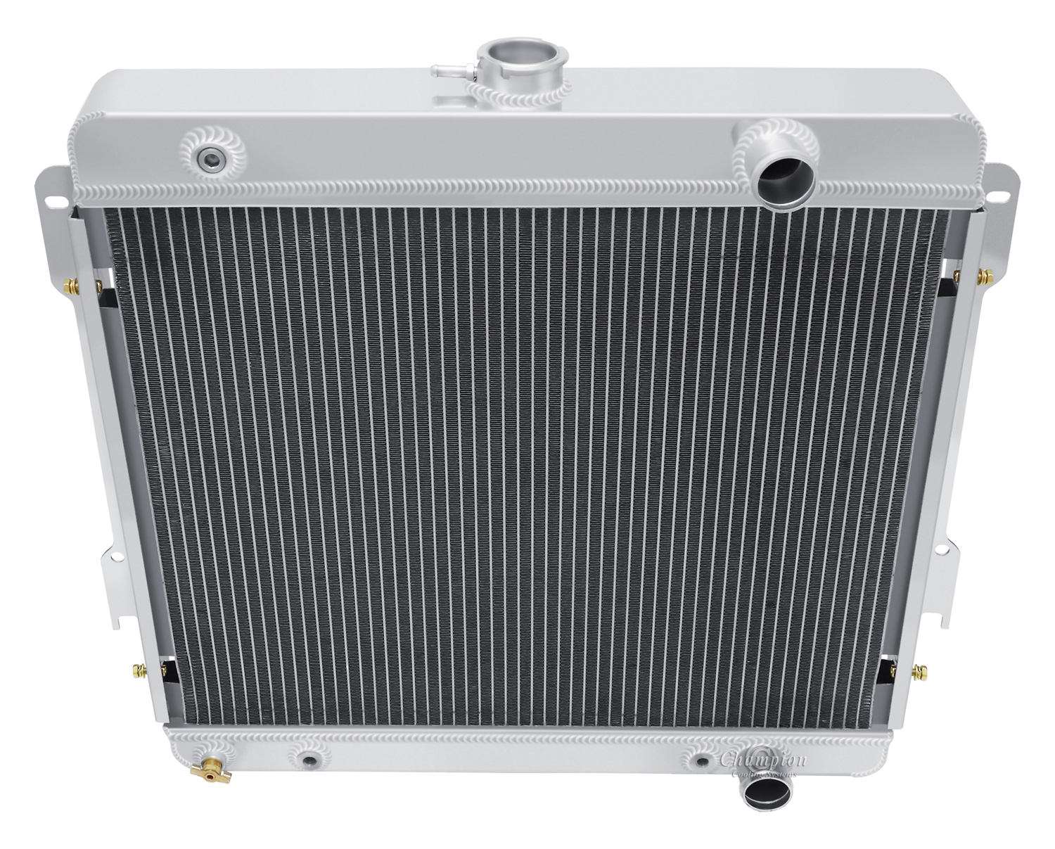 1970-1972 Dodge Challenger L6 2 Row Aluminum Radiator