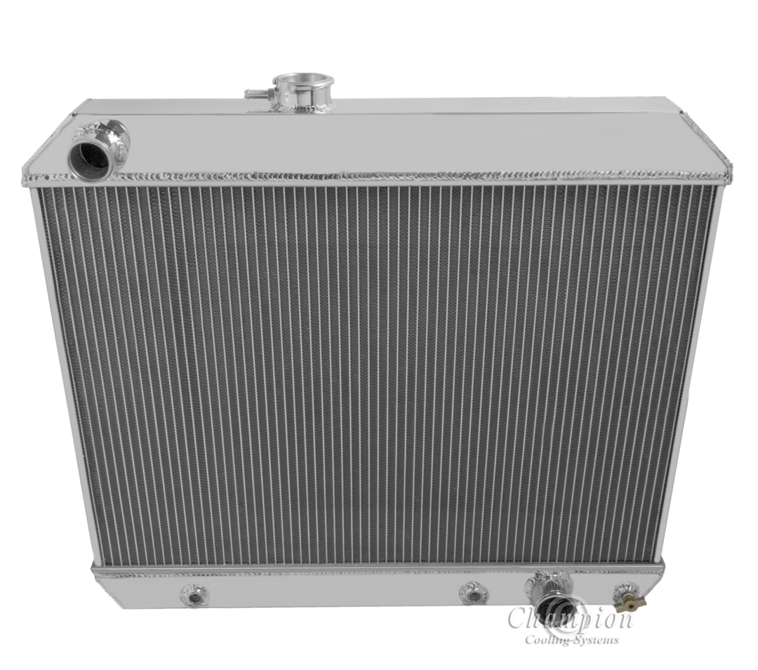 4 Row All Aluminum Radiator For 64-67 Pontiac Tempest, GTO, LeMans