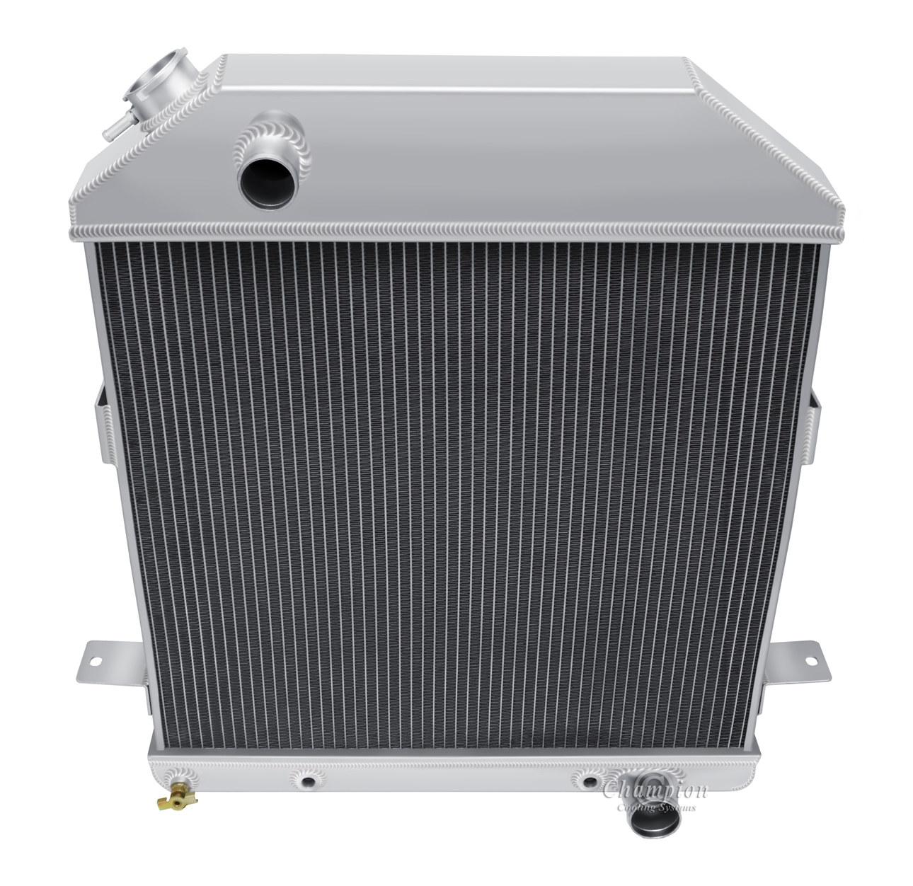 1939-41 Ford And Mercury Passenger Cars Chevy Configuration 4 Row All Aluminum Radiator