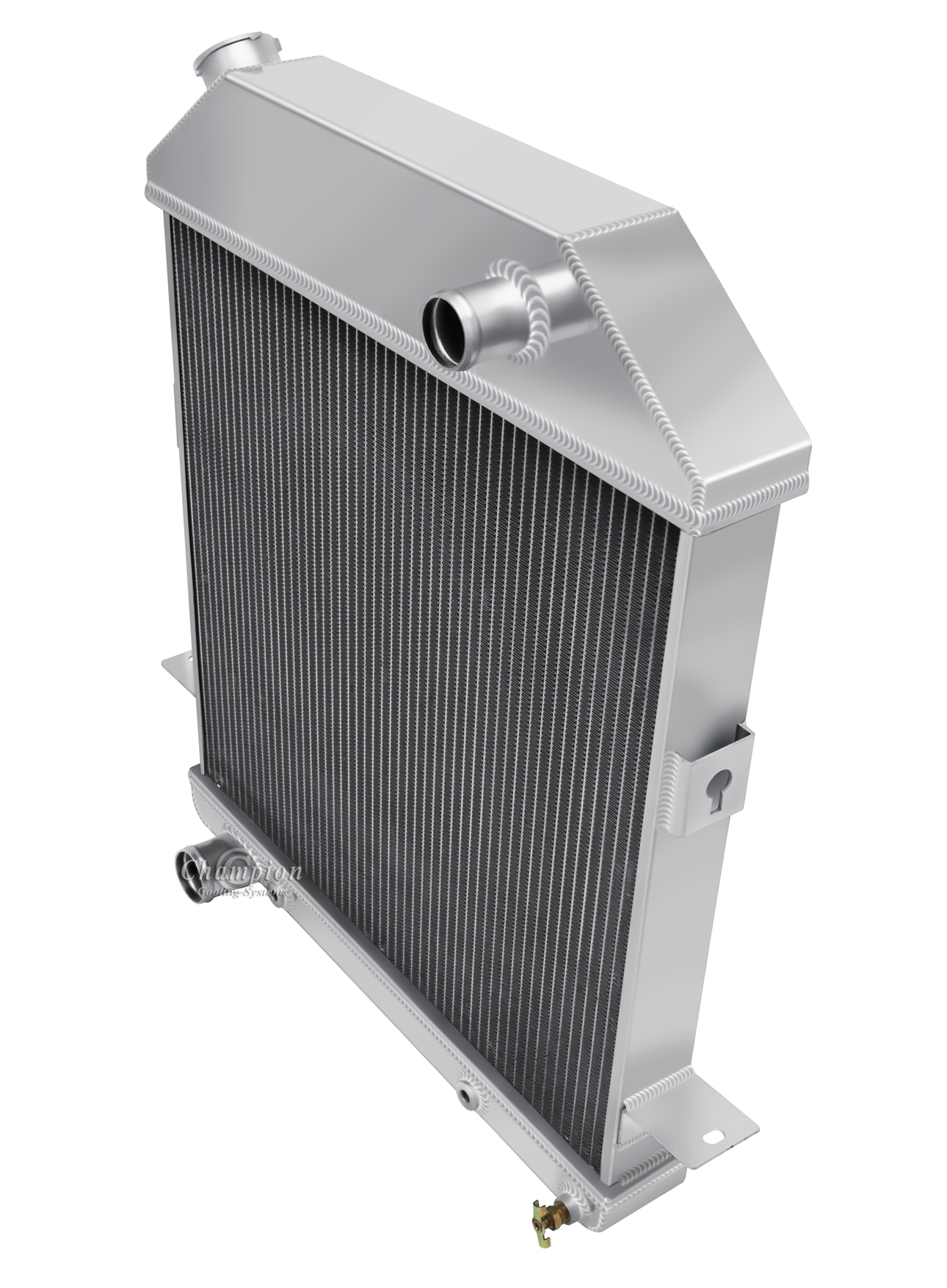 4 Row All Aluminum Radiator For 1939-41 Ford And Mercury Passenger Cars (Ford Configuration) view 2