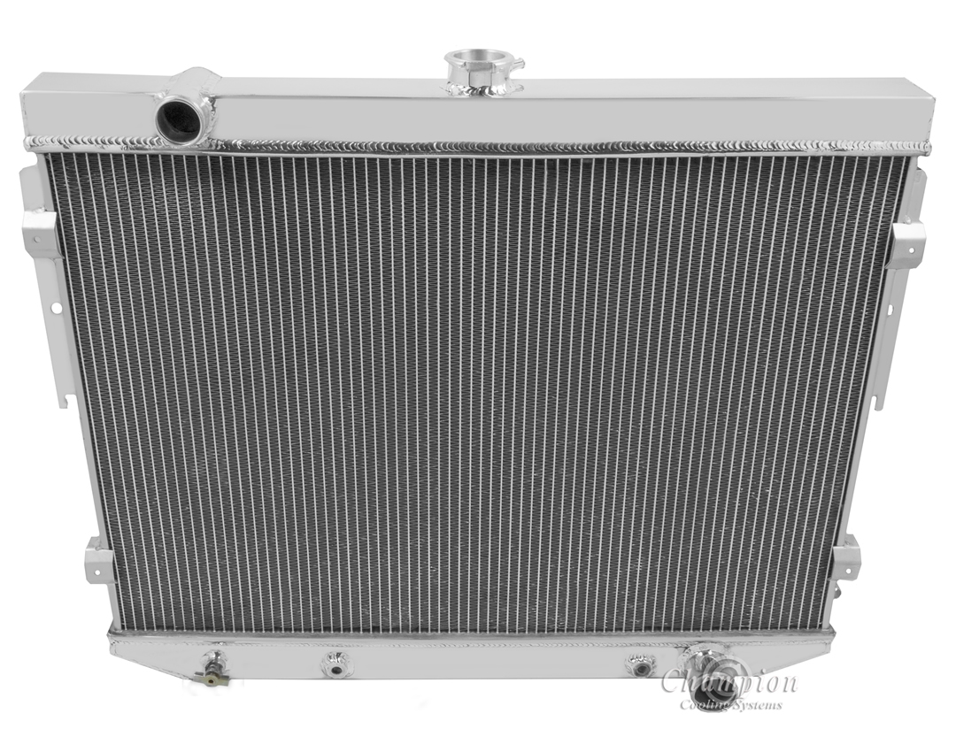 4 Row All Aluminum Radiator For 73-74 Charger, Coronet, Roadrunner (Upper Driver)