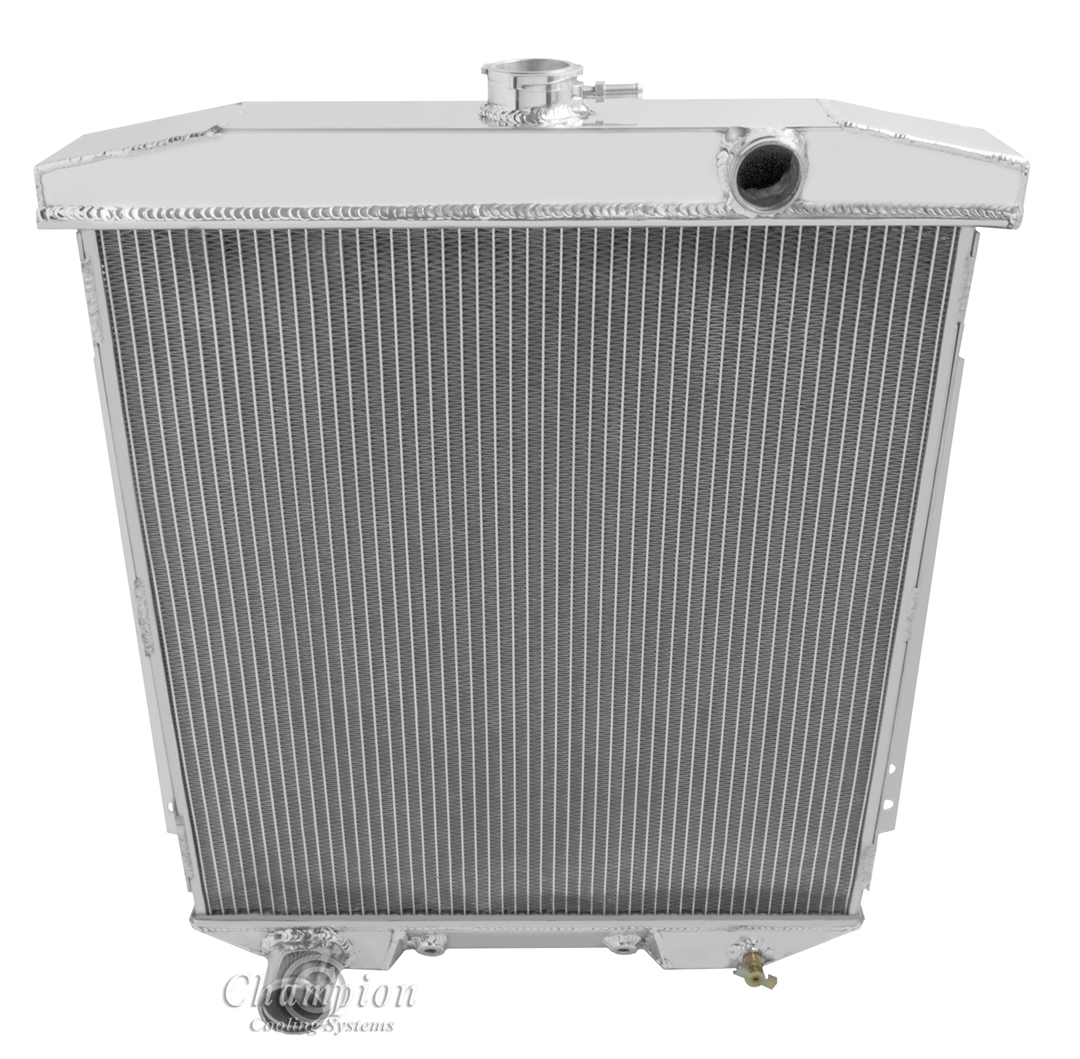 4 Row All Aluminum Radiator For 54-56 Ford Mainline, Customline, Crestline/Fairlane