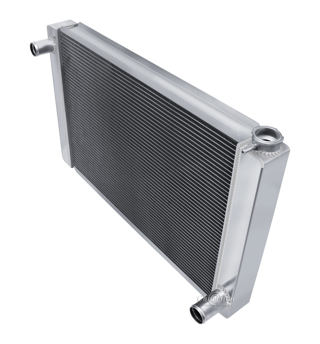 Universal Series, 26" Width Core, Chevy Config 3 Row All Aluminum Radiator view 2